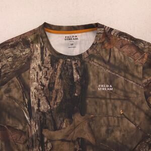 Field & Stream Short Sleeve Crew Neck T-Shirt Mens Size Large L Camo